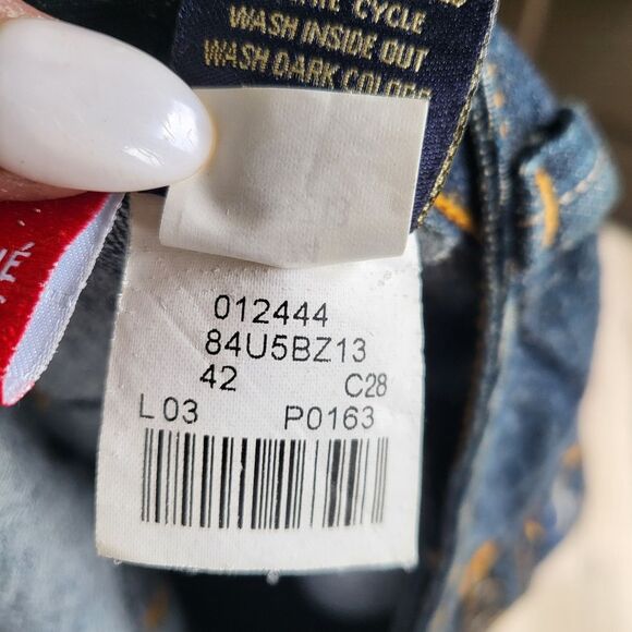 Vtg Marithe Francois Girbaud Jeans 42 Dark Baggy African Cut Pockets - Picture 10 of 15